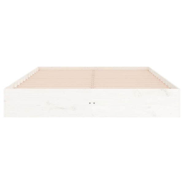 Weißes Bettgestell Intexim 200x200cm (Holz)