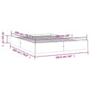 Weißes Bettgestell Intexim 160x200cm (Holz)