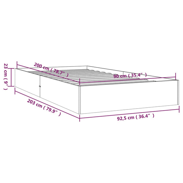 Bettrahmen Intexim 90x200cm (Holz)