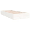 Weißes Bettgestell Intexim 75x190cm (Holz, kleines Einzelbett)