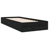 Schwarzer Bettrahmen Intexim 75x190cm (Holz, kleines Einzelbett)