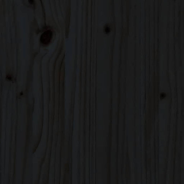 Schwarzer Bettrahmen Intexim 75x190cm (Holz, kleines Einzelbett)