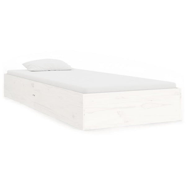 Weißes Bettgestell Intexim 90x190cm (Holz, Einzelbett)