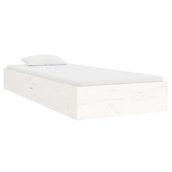 Weißes Bettgestell Intexim 90x190cm (Holz, Einzelbett)