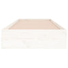 Weißes Bettgestell Intexim 90x190cm (Holz, Einzelbett)