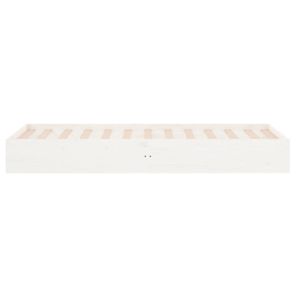 Weißes Bettgestell Intexim 90x190cm (Holz, Einzelbett)
