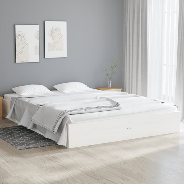 Bettgestell Intexim 120x190cm weiß (Holz kleines Doppelbett)