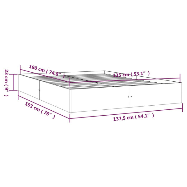 Bettgestell Intexim 135x190cm (Doppelbett)