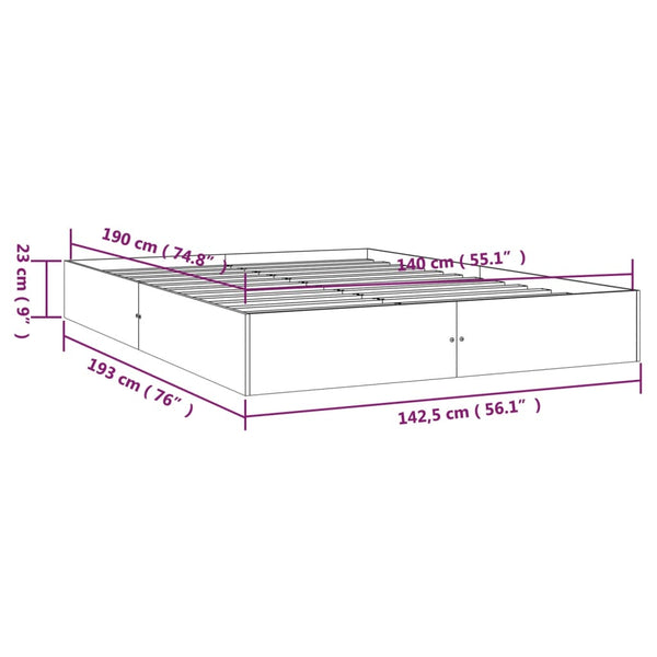 Bettgestell Intexim 140x190cm (Holz)