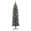 Künstlicher schlanker Weihnachtsbaum mit Ständer Tancuta 210cm (PVC)