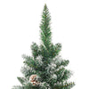 Künstlicher schlanker Weihnachtsbaum mit Ständer Tancuta 210cm (PVC)