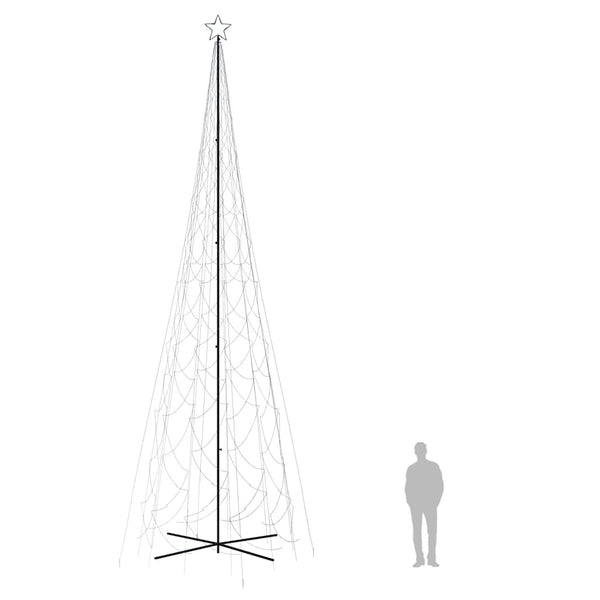 Blauer Kegel-Weihnachtsbaum Culuta 230x800cm (3000 LED-Lichter)