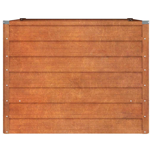 Rostiges Hochbeet Cornelius 100x100x77cm (Cortenstahl)