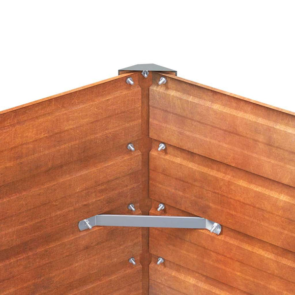 Rost-Hochbeet Cornelius 100x40x77cm (Cortenstahl)