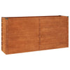 Rostiges Hochbeet Cornelius 160x40x77cm (Cortenstahl)