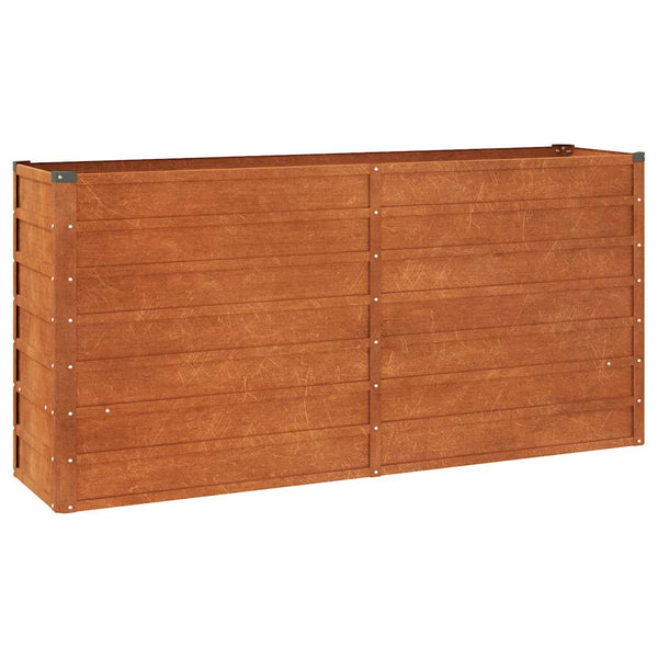 Rostiges Hochbeet Cornelius 160x40x77cm (Cortenstahl)