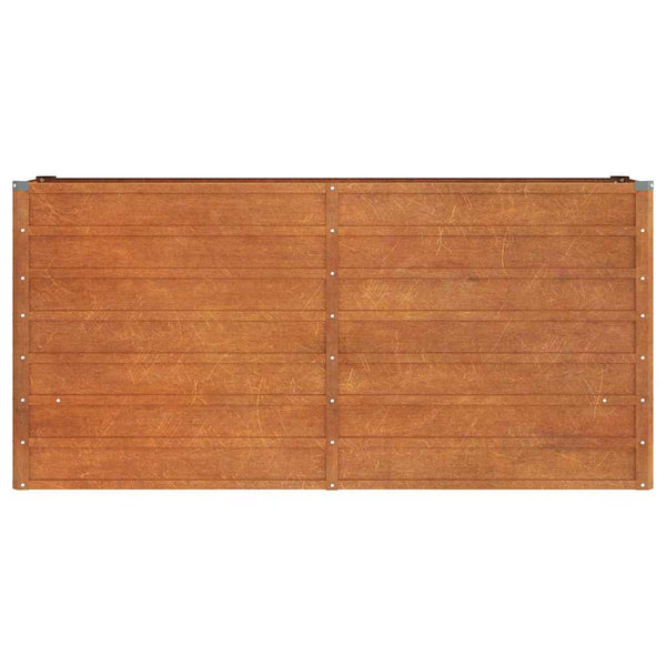 Rostiges Hochbeet Cornelius 160x40x77cm (Cortenstahl)