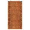 Rostiges Hochbeet Cornelius 160x40x77cm (Cortenstahl)