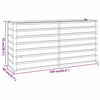 Rostiges Hochbeet Cornelius 160x40x77cm (Cortenstahl)