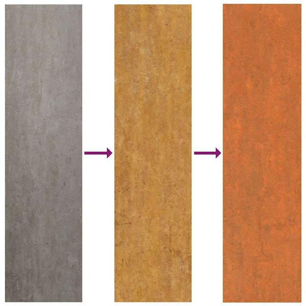 Ruoste korotettu kukkalaatikko Cornelius 240x40x77cm (corten teräs)