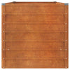 Rostige Hochbeet Cornelius 160x80x77cm (Cortenstahl)