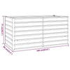 Rostige Hochbeet Cornelius 160x80x77cm (Cortenstahl)