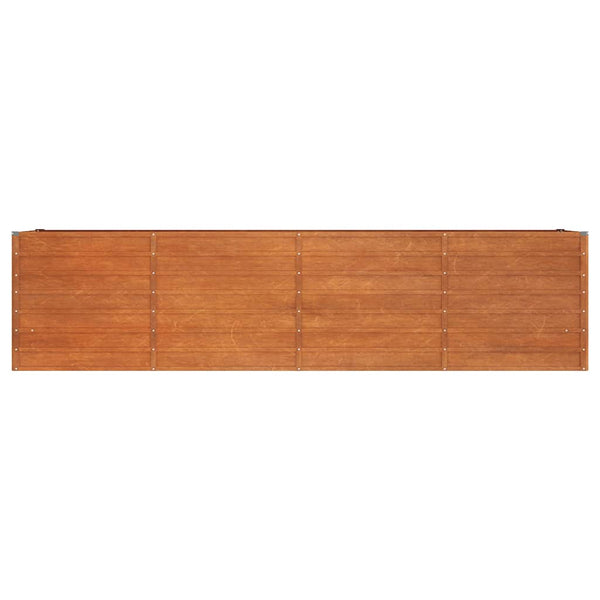 Rostige Hochbeet Cornelius 320x80x77cm (Cortenstahl)