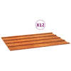 Rostige Dachpaneele Omari 60x44cm (12 Stück Cortenstahl)