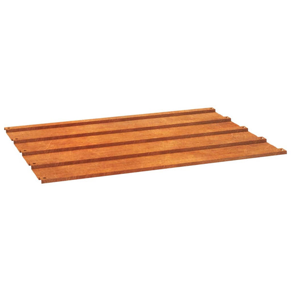 Rostige Dachpaneele Omari 60x44cm (12 Stück Cortenstahl)
