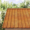 Rostige Dachpaneele Omari 60x44cm (12 Stück Cortenstahl)