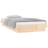 Bettrahmen Margretta 90x190cm (mit LED-Beleuchtung, Einzelbett, Holz)