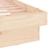 Bettrahmen Margretta 90x190cm (mit LED-Beleuchtung, Einzelbett, Holz)