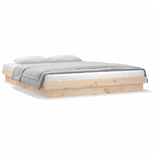 Bettrahmen Margretta 135x190cm (mit LED-Beleuchtung Doppelholz)