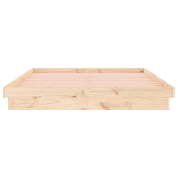 Bettrahmen Margretta 135x190cm (mit LED-Beleuchtung Doppelholz)