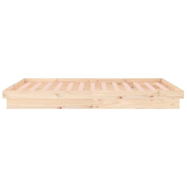 Bettrahmen Margretta 135x190cm (mit LED-Beleuchtung Doppelholz)