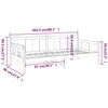 Schlafsofa Selvie 90x200cm (Kiefer)