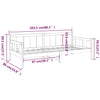Schlafsofa Selvie 80x200cm (Kiefer)