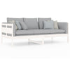 Weißes Schlafsofa Adriane 90x200cm (Kiefer)