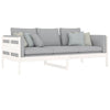 Weißes Schlafsofa Adriane 90x200cm (Kiefer)