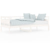 Weißes Schlafsofa Adriane 90x190cm (Kiefer)
