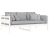 Weißes Schlafsofa Adriane 90x190cm (Kiefer)