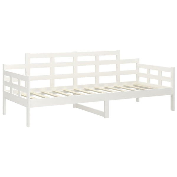 Weißes Schlafsofa Zeinal 90x190cm (Kiefer)