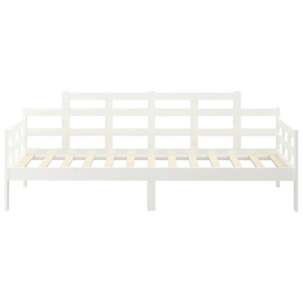 Weißes Schlafsofa Zeinal 90x190cm (Kiefer)