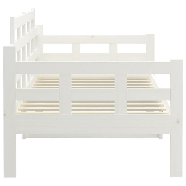 Weißes Schlafsofa Zeinal 90x190cm (Kiefer)