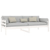 Weißes Schlafsofa Dobita 90x200cm (Kiefer)