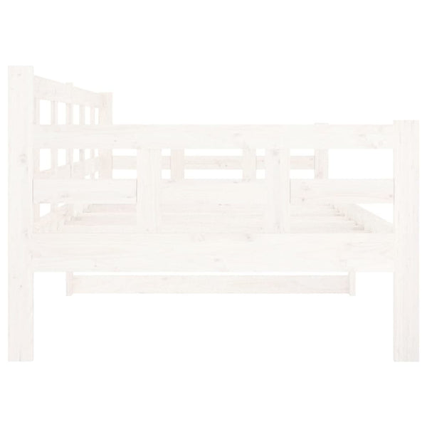 Weißes Schlafsofa Dobita 90x200cm (Kiefer)