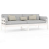 Weißes Schlafsofa Dobita 80x200cm (Kiefer)