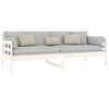 Weißes Schlafsofa Dobita 80x200cm (Kiefer)