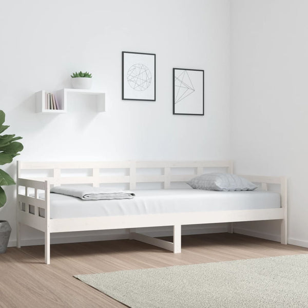 Weißes Schlafsofa Dobita 80x200cm (Kiefer)