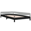 Schwarzes stapelbares Bett Melorian 90x200cm (Kiefer)